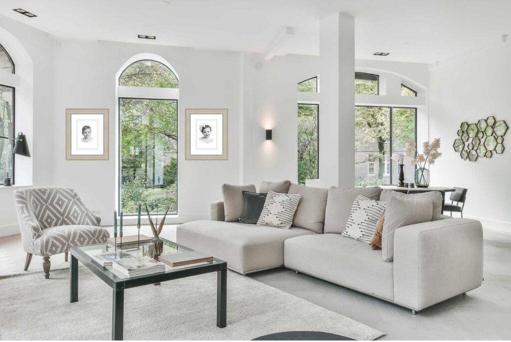 Heirloom Portraits in Living Room | Lisa Maco Photography, Washington DC Family Photographer