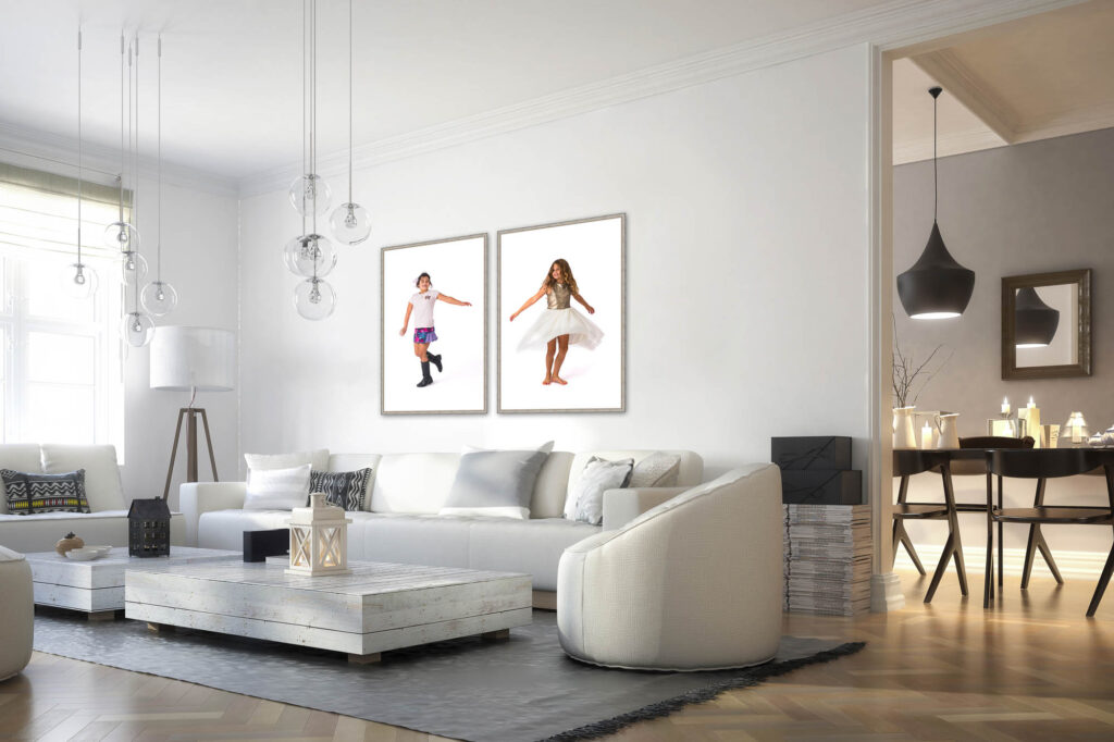 Displaying family photos