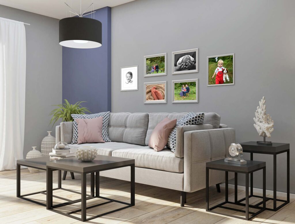 gallery wall grows over the years | Lisa Maco Photography, DC Family Photographer