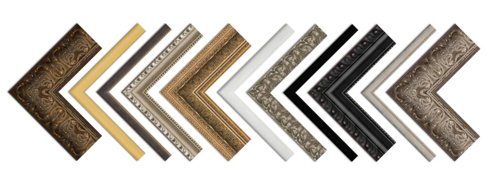 several options for custom photo framing