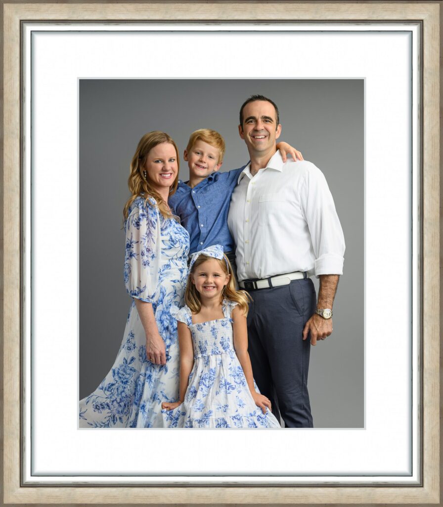 coordinated clothing choices make for great family photos