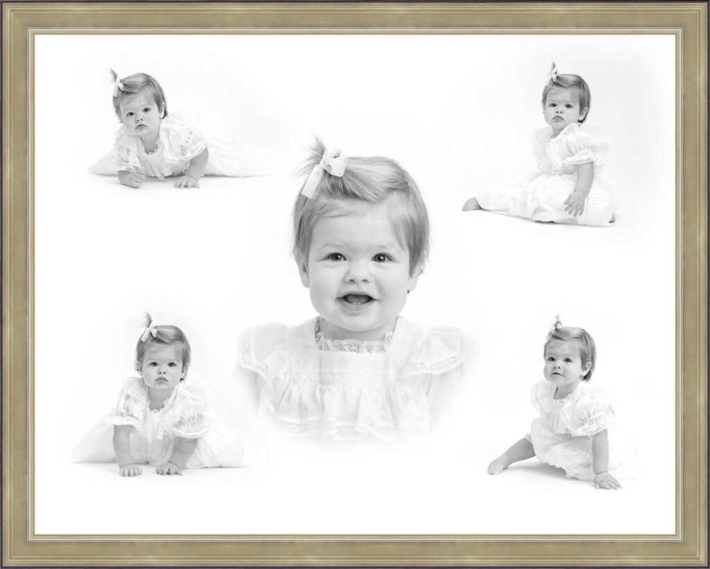 seated heirloom portraits of a little girl | Lisa Maco DC Heirloom Portrait Photographer