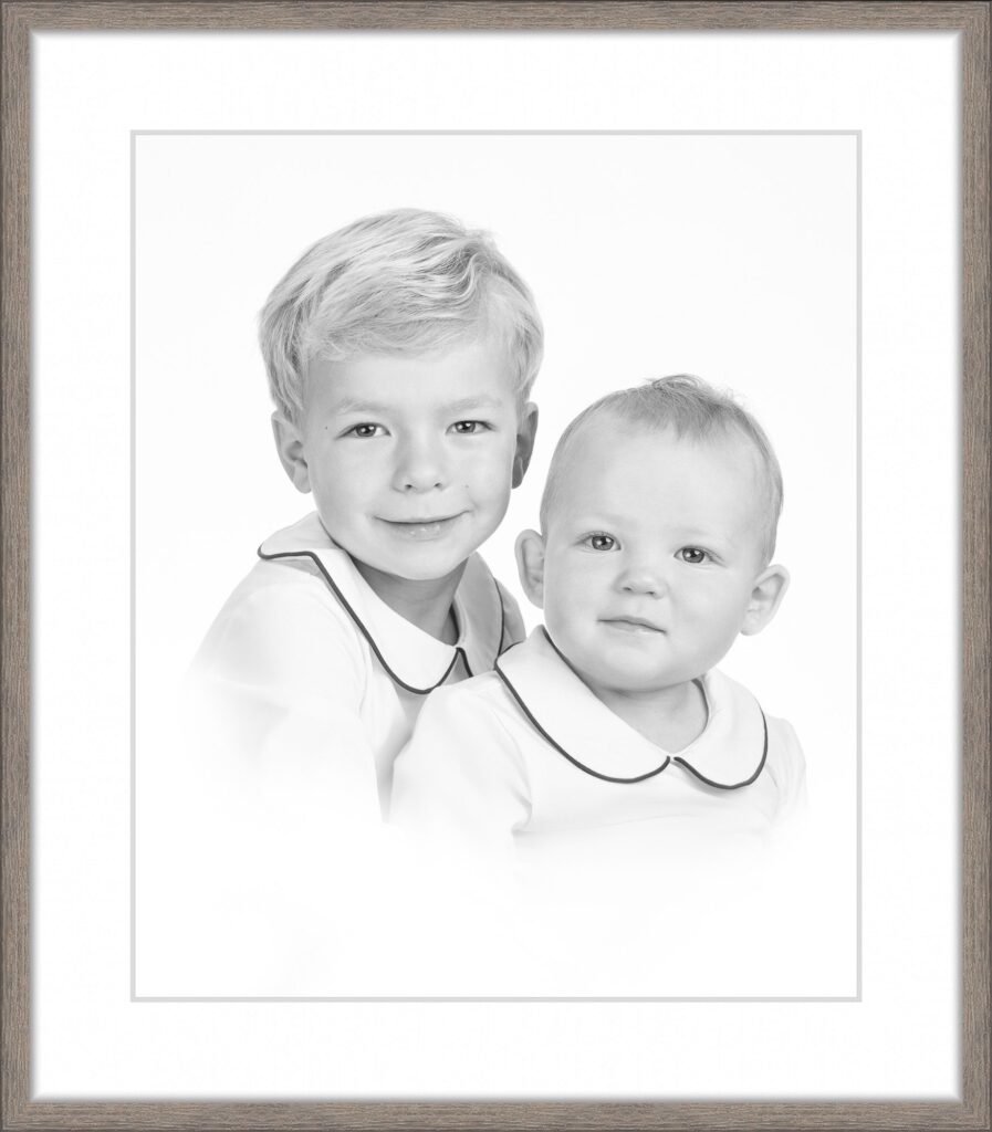 framed sibling Heirloom Portrait | Lisa Maco