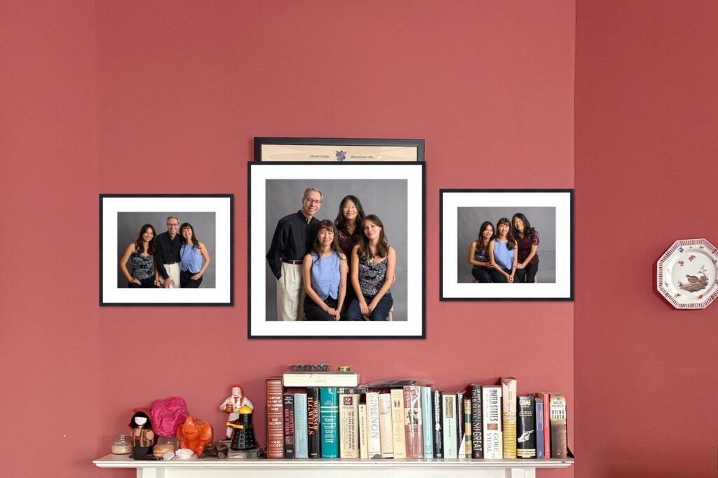 we work together to design your artwork using photos of your own walls