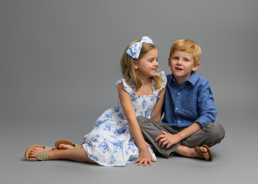 a stolen glance between siblings